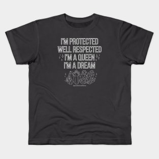 I'm Protected, Yung Baby Tate Lyrics Kids T-Shirt